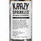 Krazy Sprinkles - Graduation Sprinkles Mix (1/2 Cup, 1x Jar) for Cakes, Ice Cream & Cookies